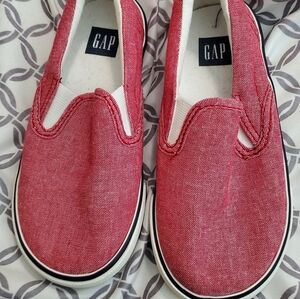 Brand new red slip on sneakers